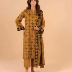 Al Karam Lawn 3 Piece Suit