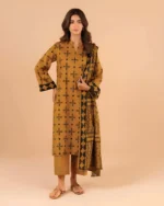 Al Karam Lawn 3 Piece Suit