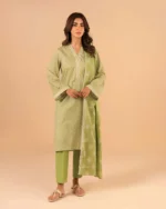 Al Karam Lawn 3 Piece Suit