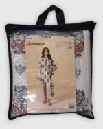 Al Karam Lawn 3 Piece Suit - Image 3