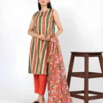 Al Karam Lawn 3 Piece Suit